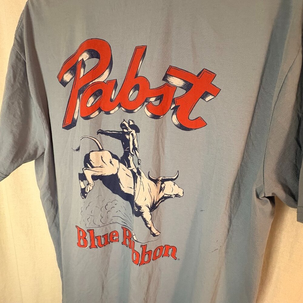Pabst Blue Ribbon Rodeo Graphic Tee Size L